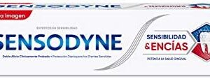 Sensodyne Sensibilidad y Encías, Pasta de Dientes con Flúor, Alivio para Dientes Sensibles