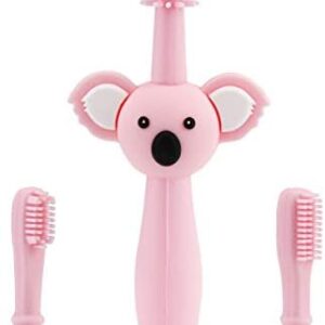 Vicloon Cepillo Dientes Bebe, Mango de Koala, Cepillo de Dientes de Silicona, Diseño de