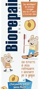 Biorepair, Dentífrico Kids 0-6 años Pesca, Dentífrico para niños sin flúor Sabor Pesca,