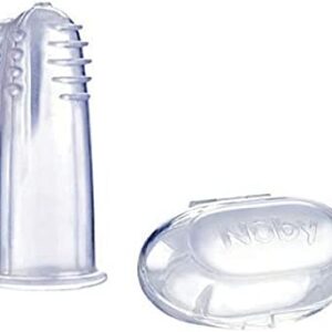 Nuby ID730 - Cepillo dedal con estuche