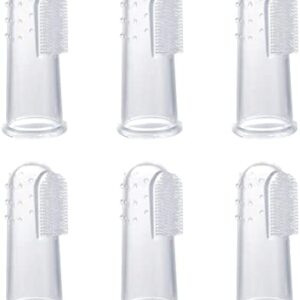 MenYiYDS 6 Piezas Multicolor Cepillo Dientes Bebe Silicona Con Caja Cepillo Dedo Bebe Para