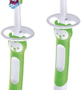 MAM Cepillo Learn to brush Set C119 - Set de dos Cepillos de Dientes: Mango Largo y Mango