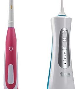TM Electron TMBH027KITP - Kit de irrigador bucal portátil con batería de litio recargable