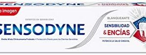 Sensodyne Sensibilidad y Encías, Pasta de Dientes Blanqueante, Alivio para Dientes