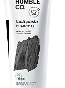 Humble Natural Toothpaste - Pasta de dientes - with fluoride- con flúor - Charcoal -