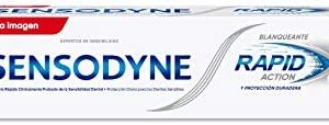 Sensodyne Rapid Action Pasta de Dientes Blanqueante para Dientes Sensibles, Alivio Rápido