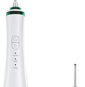 Solac Aqua Smile - Irrigador dental, inalámbrico, recargable y portátil, 3 modos de