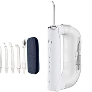 Irrigador bucal limpiador interdental eléctrico inalámbrico con 4 niveles de presión, 5