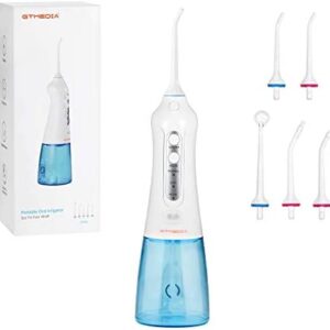 Irrigador bucal inalámbrico recargable Flosser de agua, limpiador dental de limpieza