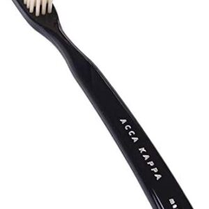Acca Kappa Cepillo de dientes Negro Vintage Nylon Duro