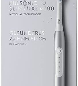 Oral-B Pulsonic Slim Luxe 4000 - Cepillo de dientes eléctrico sónico con 3 modos de