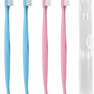 TSHAOUN 4 x Cepillo de Dientes de Ortodoncia, Cepillos Dientes Tuft Cepillo Interdental