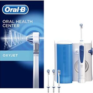 Oral-B Oxyjet Irrigador Dental con Tecnología Microburbujas + 4 Cabezales de Recambio