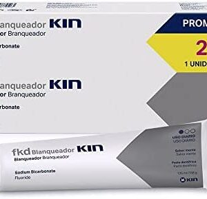 KIN fkd Pasta de Dientes Blanqueadora Pack 2x1 | Pasta Dentífrica Sabor Menta - 125 ml x 2