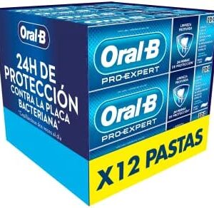Oral-B Pasta de Dientes Pro-Expert Limpieza Profunda (12 x 75ml), 24 Horas de Protección
