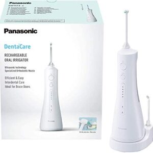 Panasonic EW1513W503 - Irrigador bucal eléctrico portátil especial para ortodoncia (2 en 1