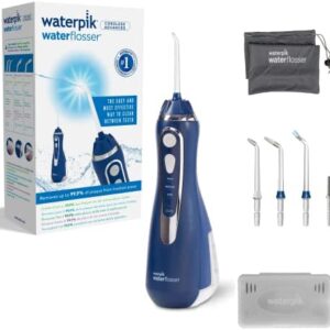 Waterpik - Avanzado irrigador dental inalámbrico con 3 ajustes de presión, herramienta de