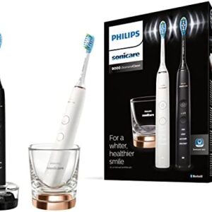 Cepillo de dientes eléctrico sónico Philips Sonicare DiamondClean 9000 con aplicación