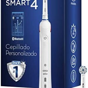 Oral-B Smart 4 Cepillo de Dientes Eléctrico con Mango Recargable, Tecnología Braun, 2