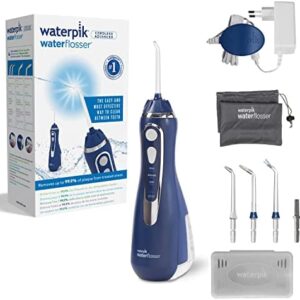 Waterpik Irrigador Inalámbrico con 3 Posiciones de Control del Agua a Presión con Batería