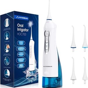 Irrigador Bucal Portatil Dental de Hangsun Inalámbrico USB Recargable con un Tanque de