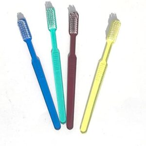 Dr. Bauer Cepillos de dientes desechables, cepillos de dientes desechables con pasta de