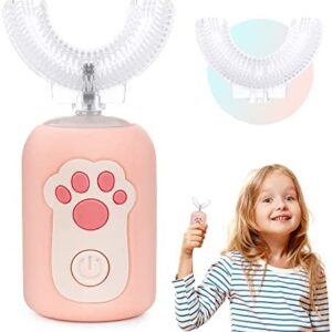SHIKING Cepillo de Dientes Eléctrico, Cepillo de Dientes Infantil Limpieza de 360 grados,