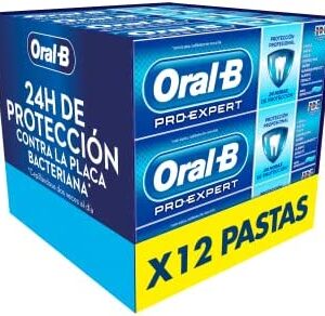 Oral-B Pasta de Dientes Pro-Expert Protección Profesional (12 x 75ml), 24 Horas de