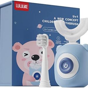Cepillo de dientes eléctrico en forma de U, cepillo de dientes eléctrico para niños
