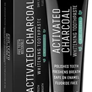 Blanqueador Dental Carbón Activo - Pasta de Dientes Blanqueante y Limpieza Dental -