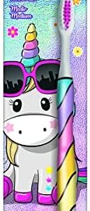 Naturaverde | Kids - Be a Unicorn - Cepillo de dientes con cerdas medianas para niños,