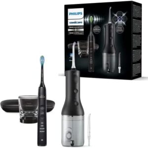 Philips Sonicare Cepillo dental eléctrico DiamondClean 9000 e irrigador oral Power Flosser