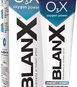 BLANX Pasta de dientes O3x, blanqueador, abrillantador, pasta de dientes natural con