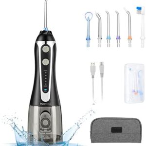 H20floss Irrigador de agua para dientes Inalámbrico IPX7 Irrigador oral dental impermeable