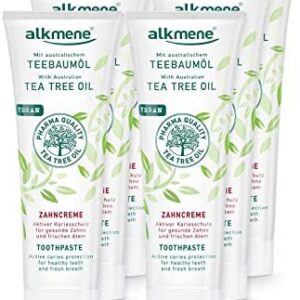 alkmene Pasta de dientes con aceite de árbol de té para dientes sensibles - crema de