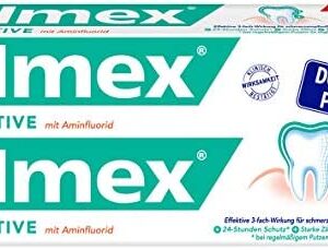 elmex SENSITIVE Pasta dentífrica, paquete doble, 2 x 75 ml