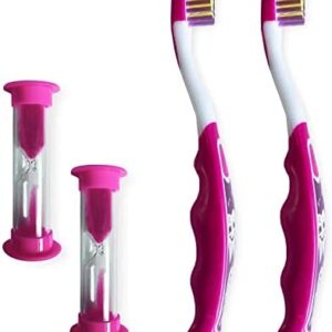 Cepillo de Dientes para Niños Entre 3 y 6 Años con Cerdas Suaves, Mango Ergonómico y sin