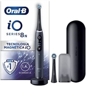 Oral-B iO8N Cepillo de Dientes Eléctrico con Mango Recargable, Tecnología Magnética iO, 2