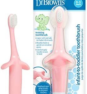 Dr. Brown's HG013-P4 - Cepillo de dientes, color rosa