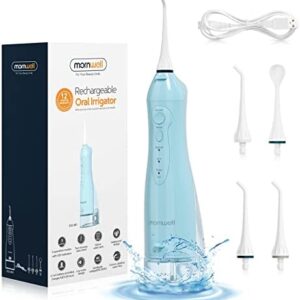 Mornwell Flosser de agua para dientes Irrigador oral portátil Agua Dental Flosser IPX7