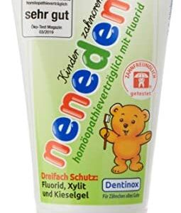 Nenedent Pasta de dientes para niños Homapathy, compatible con fluoruro, 50 ml