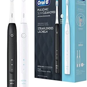 Oral-B Pulsonic Slim Clean 2900 - Cepillo de dientes eléctrico sónico (2 unidades, con