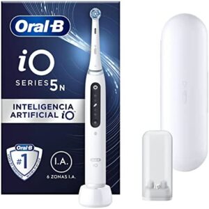 Oral-B iO5N Cepillo de Dientes Eléctrico con Mango Recargable, Inteligencia Artificial iO,