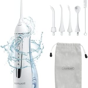Dientes Mornwell Irrigador dental profesional recargable por USB, IPX7, resistente al