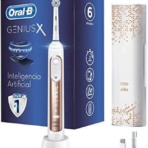 Oral-B Genius X Cepillo de Dientes Eléctrico con Mango Recargable, Tecnología Braun, 1