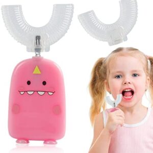 Cepillo de Dientes de Boca Entera en Forma de U, Cepillo de Dientes Infantil con 2