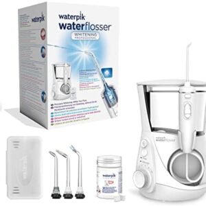 Waterpik Irrigador Bucal Profesional Blanqueante con Pastillas de Sabor Menta, Recupera el