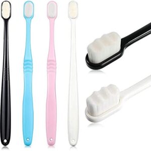 4 Cepillos de Dientes Suave Cepillo de Dientes de Micro Nano Cepillo de Dientes Manual de