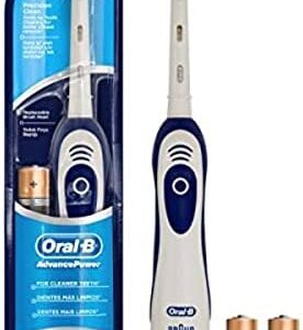 Oral-B Advance Power - Cepillo de dientes eléctrico a pilas, azul/blanco