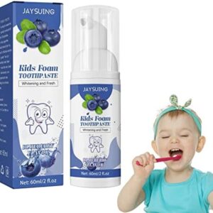 Pasta de Dientes de Espuma para Niños, Pasta de Dientes de Espuma con Sabor a Frutas,
